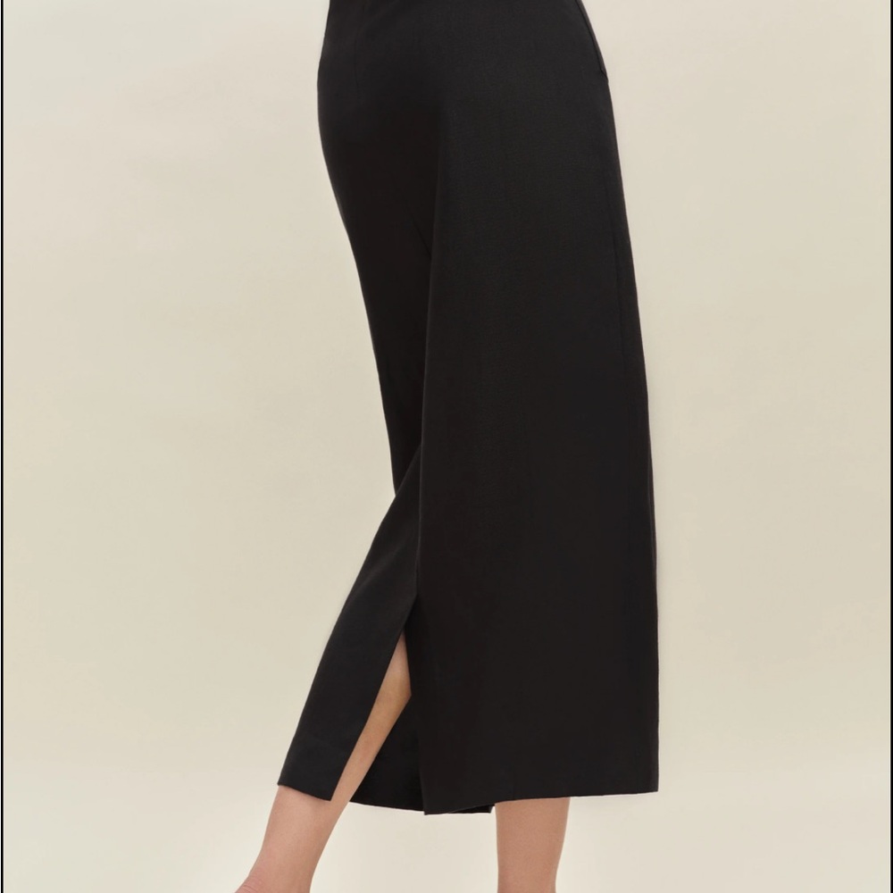 Reformation Britt Linen Skirt Sz 12 - Picture 2 of 11